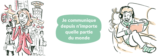 Je communique depuis n'imprte quelle partie du monde - Trident - Dialoga